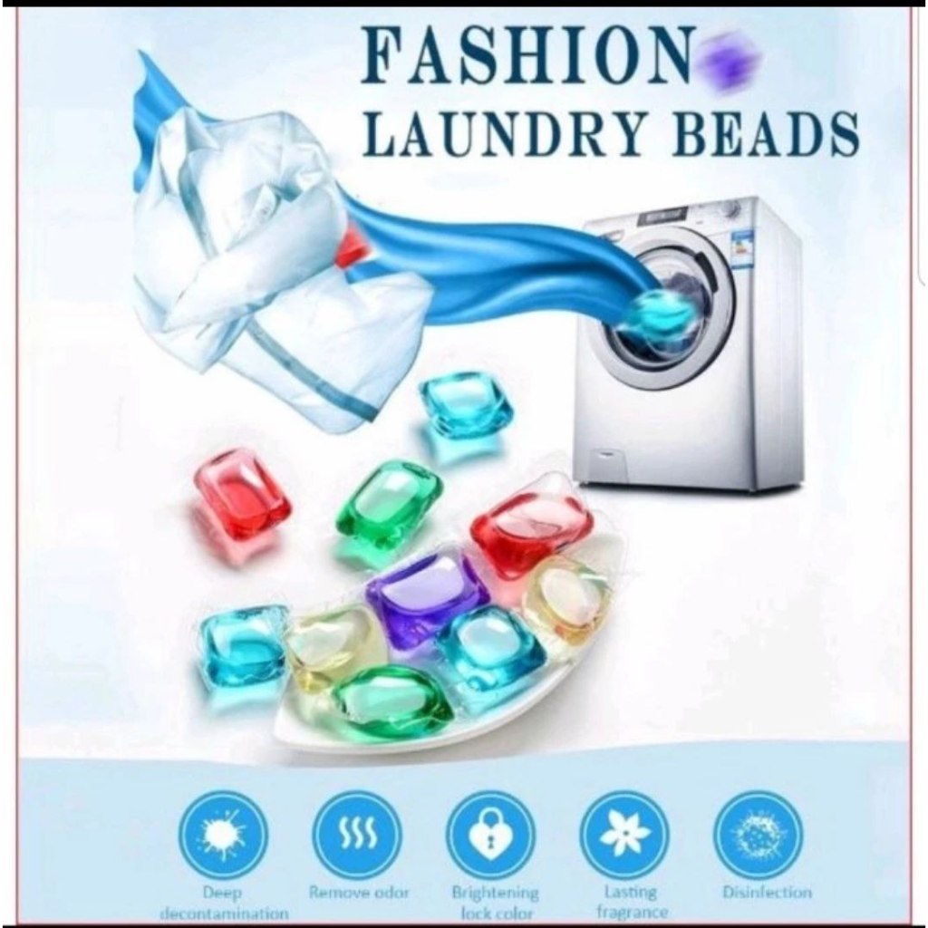 Laundry Gel detergent Ball Deterjen cuci baju antiseptik Aroma terapi varian warna - Lavender (Ungu)