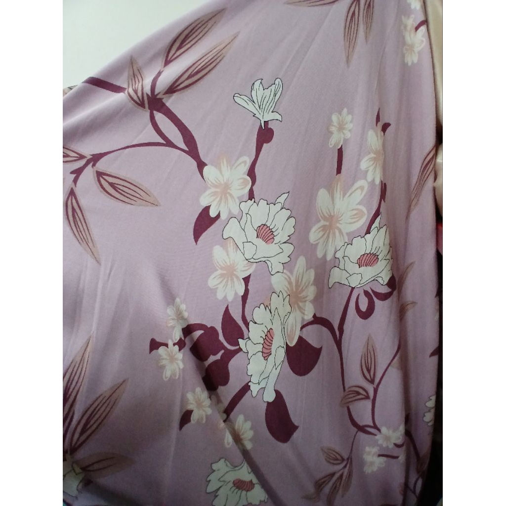 Kain/Bahan katun rayon premium motif//Kain rayon premium motif bunga/Bahan rayon premium(R4)