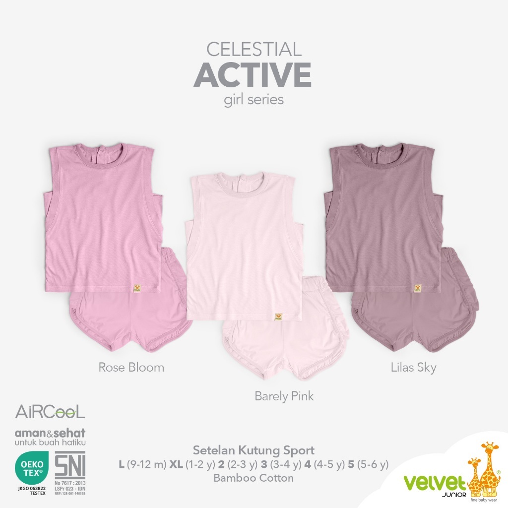Velvet Junior Celestial Kutung Sport - Sleeveless