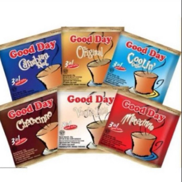 

Kopi Good Day Isi 10 Sachet