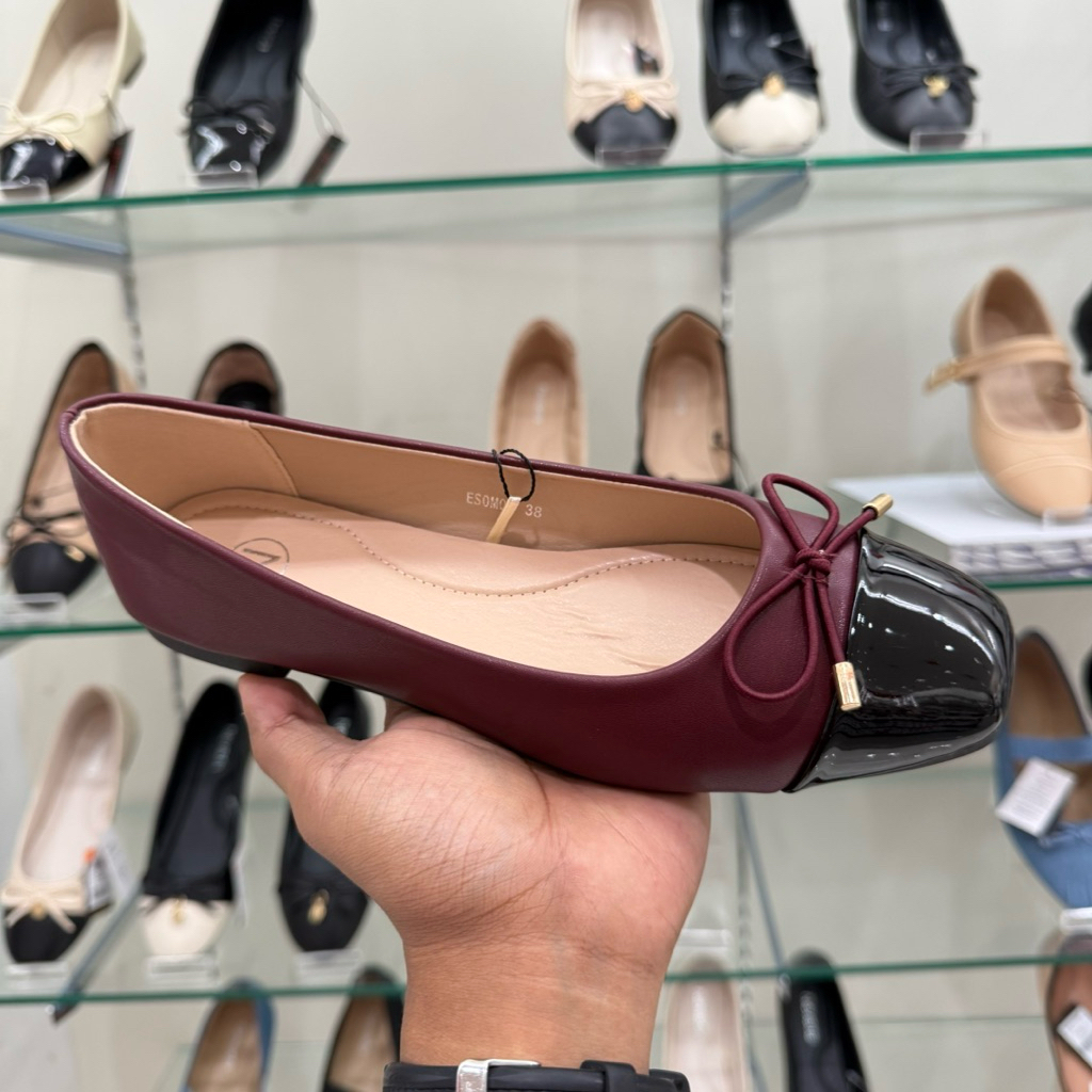N ESOM03 flat shoes wanita pita new36-40
