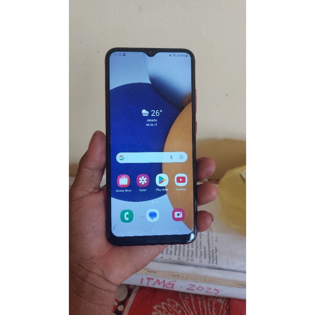lcd ori copotan samsung a03 minus retak