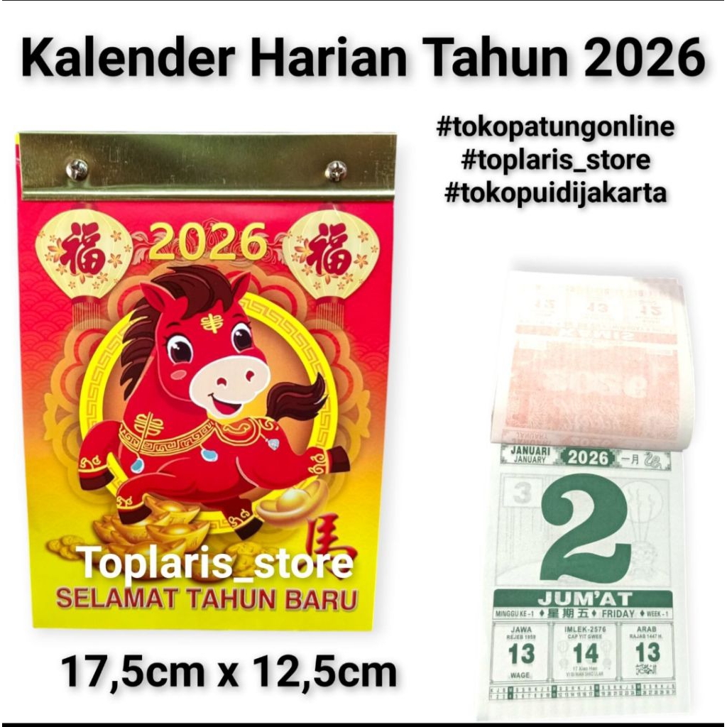 

Kalender Harian Robek Lokal Arab Jawa Sedang 2026