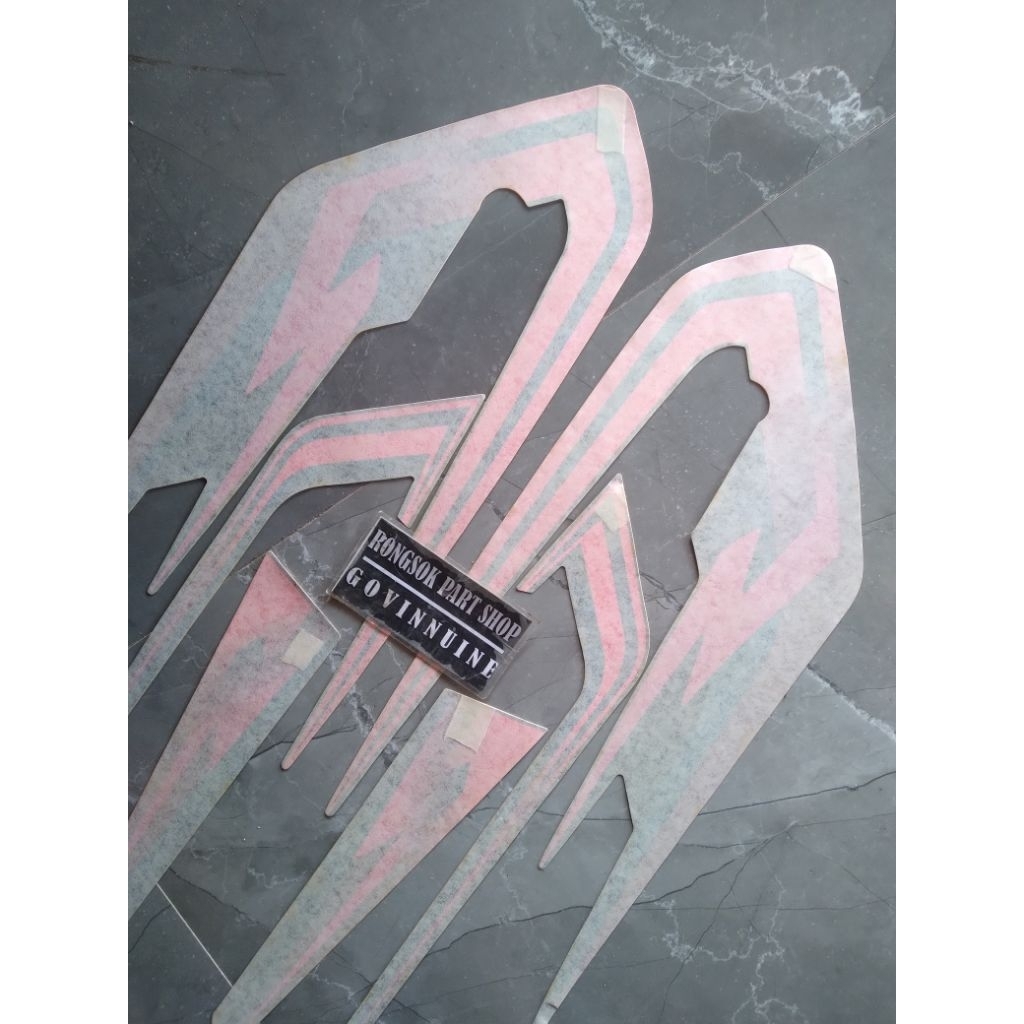 striping stiker sticker yamaha rxspecial rx special merah 2000 2001 ori asli nos stok lama