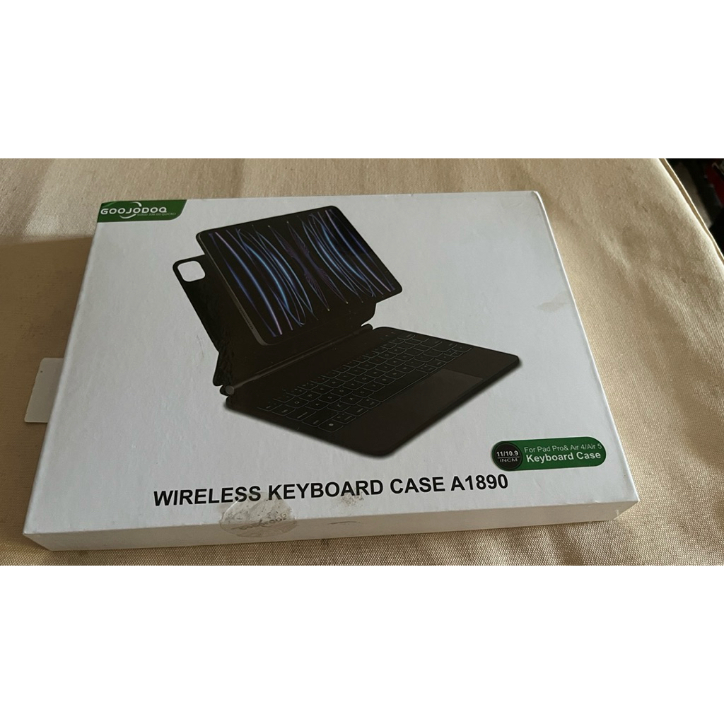 [Preloved] GOOJODOQ Wireless Keyboard Case A1890 For iPad Pro Air Gen 4 / Air 5