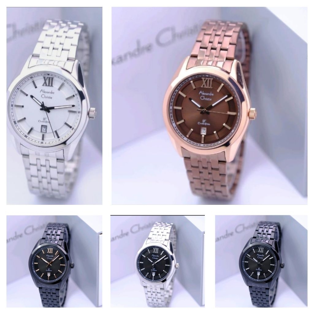 Jam tangan pria Alexandre Christie AC 8690 MD Original AC8690