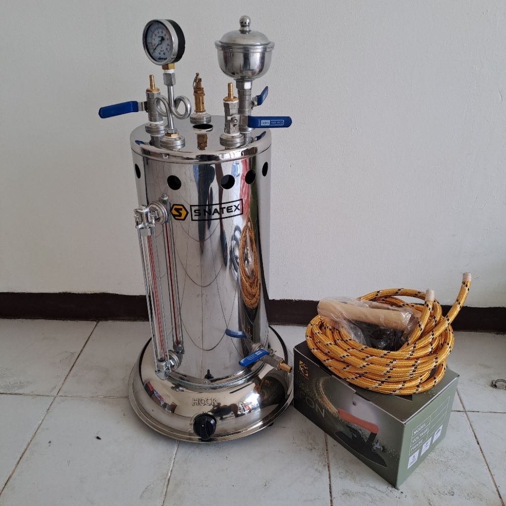 Tabung Setrika Uap Laundry 15 Liter SINATEX