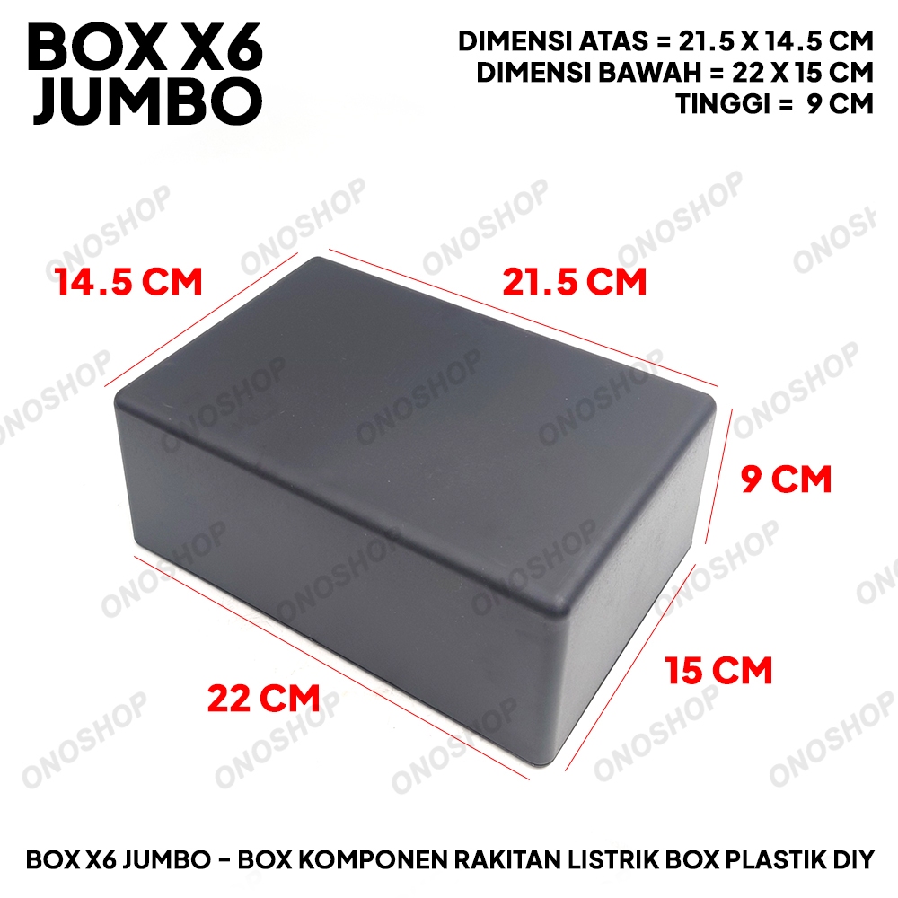 Box X6 Jumbo - Box Komponen Rakitan Listrik Box Plastik DIY