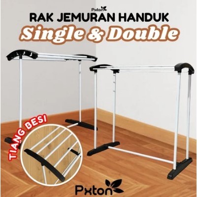 Pxton - Rak jemuran handuk / Jemuran Handuk / Jemuran Pakaian / Jemuran Baju / Jemuran handuk portab