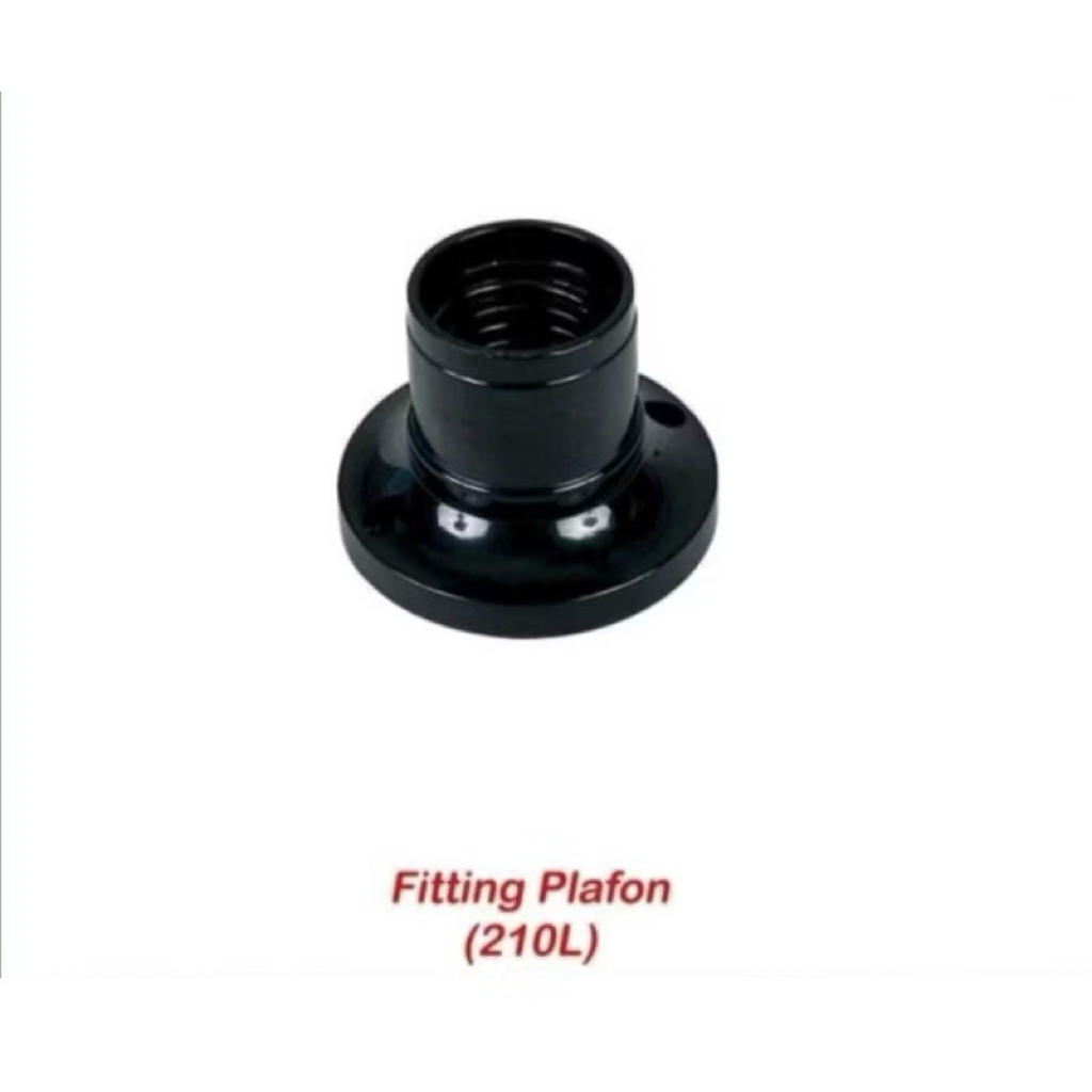 Fitting Plafon Hitam 210L / Fitting Plafon Hitam / Fitting Lampu