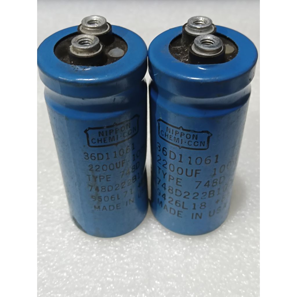 Elco 100V 2200UF kulit rusak