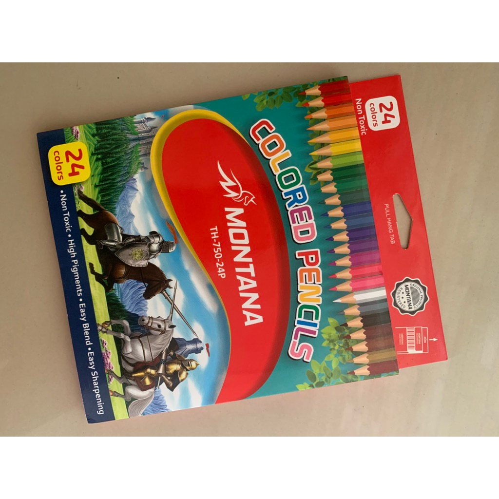 

Color Pensil / Pensil Warna Montana TH-750 / 24 Warna
