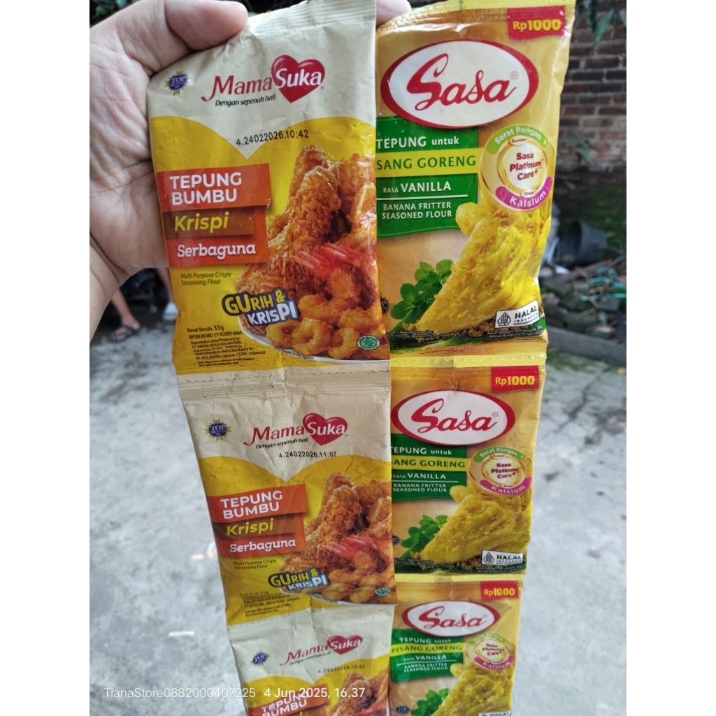 

Tepung Sasa Serbaguna/Pisang 30g isi 10 (BACA DESKRIPSI)