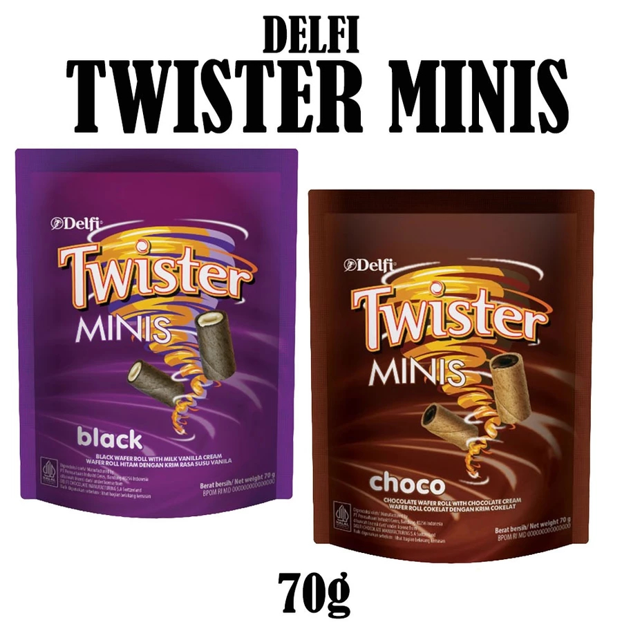 

(PCS) Twister Minis Pouch Delfi 70 grams