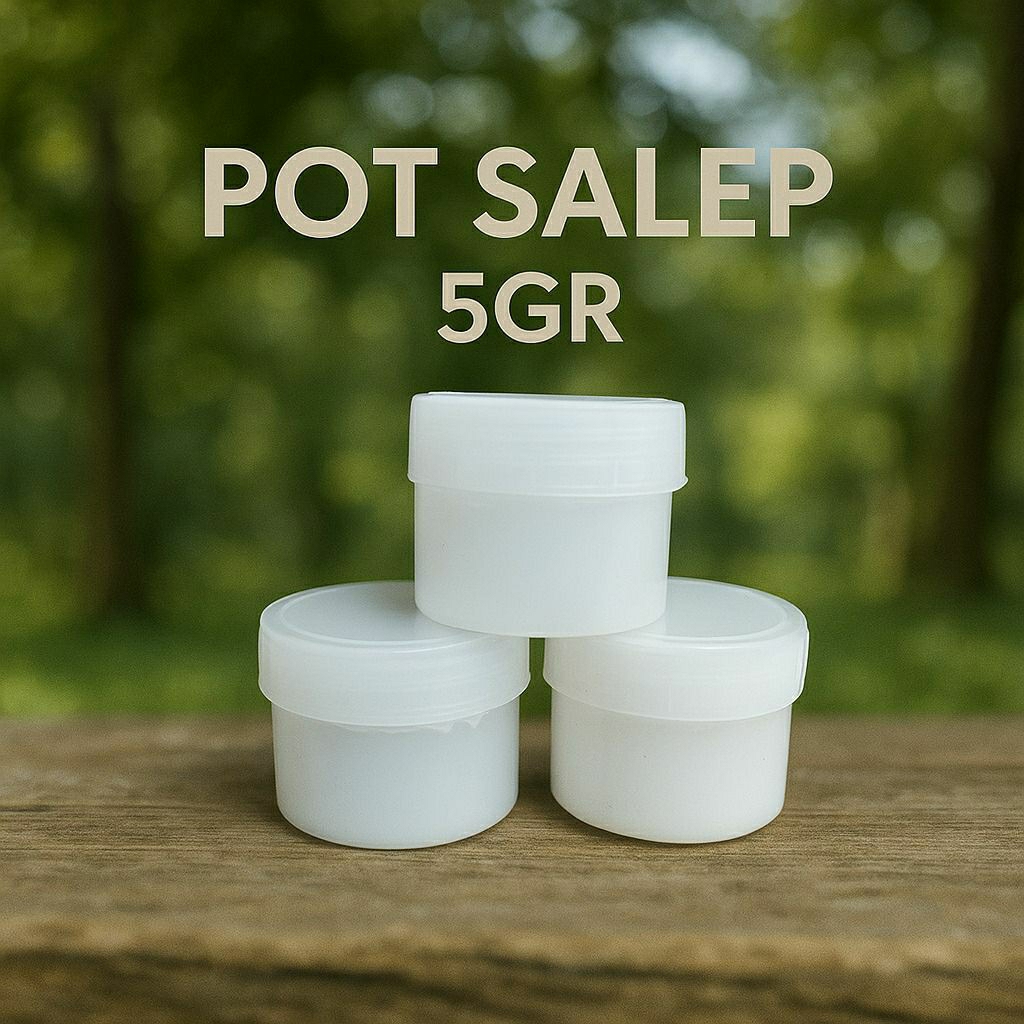 5 pcs bisa COD pot kosong salep 5 gr  mirip salep 88 /pot cream 5gram/ pot kosmetik 5gram/ wadah kos