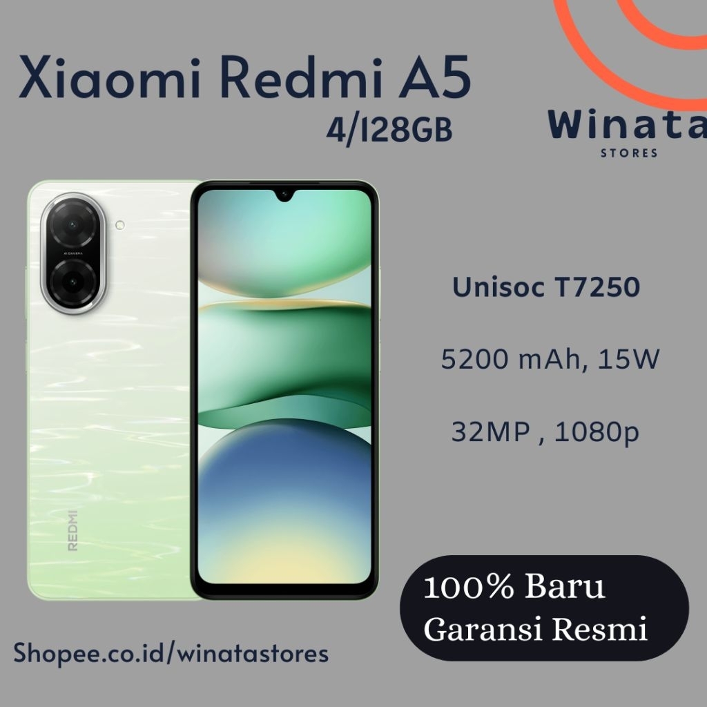 HP Xiaomi Redmi A5 Ram 4/128GB - Resmi No Repack