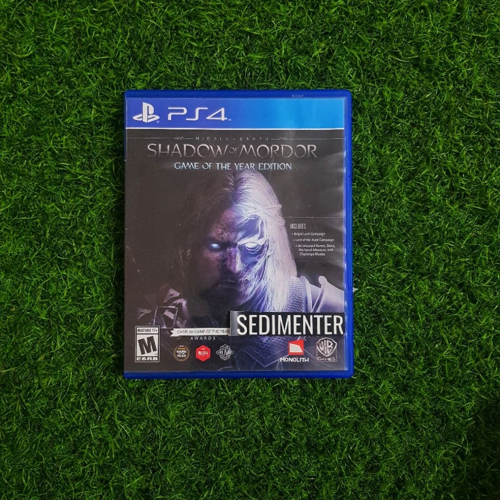 Kaset BD PS4 Shadow of Mordor GOTY Edition - Kaset BD PS4 Second Bekas Murah