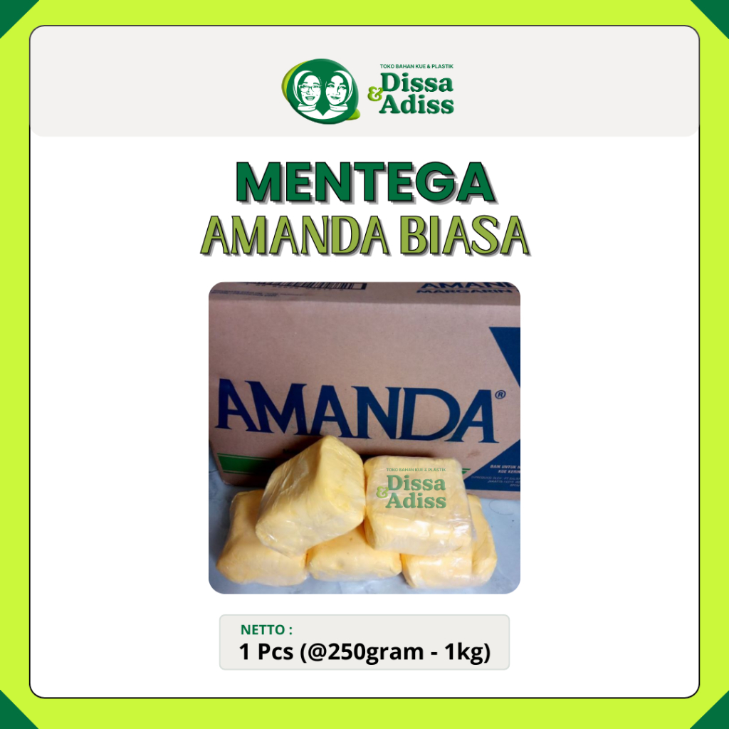 

margarin amanda original repack murah 250gr - 1kg | Tobaqdissa