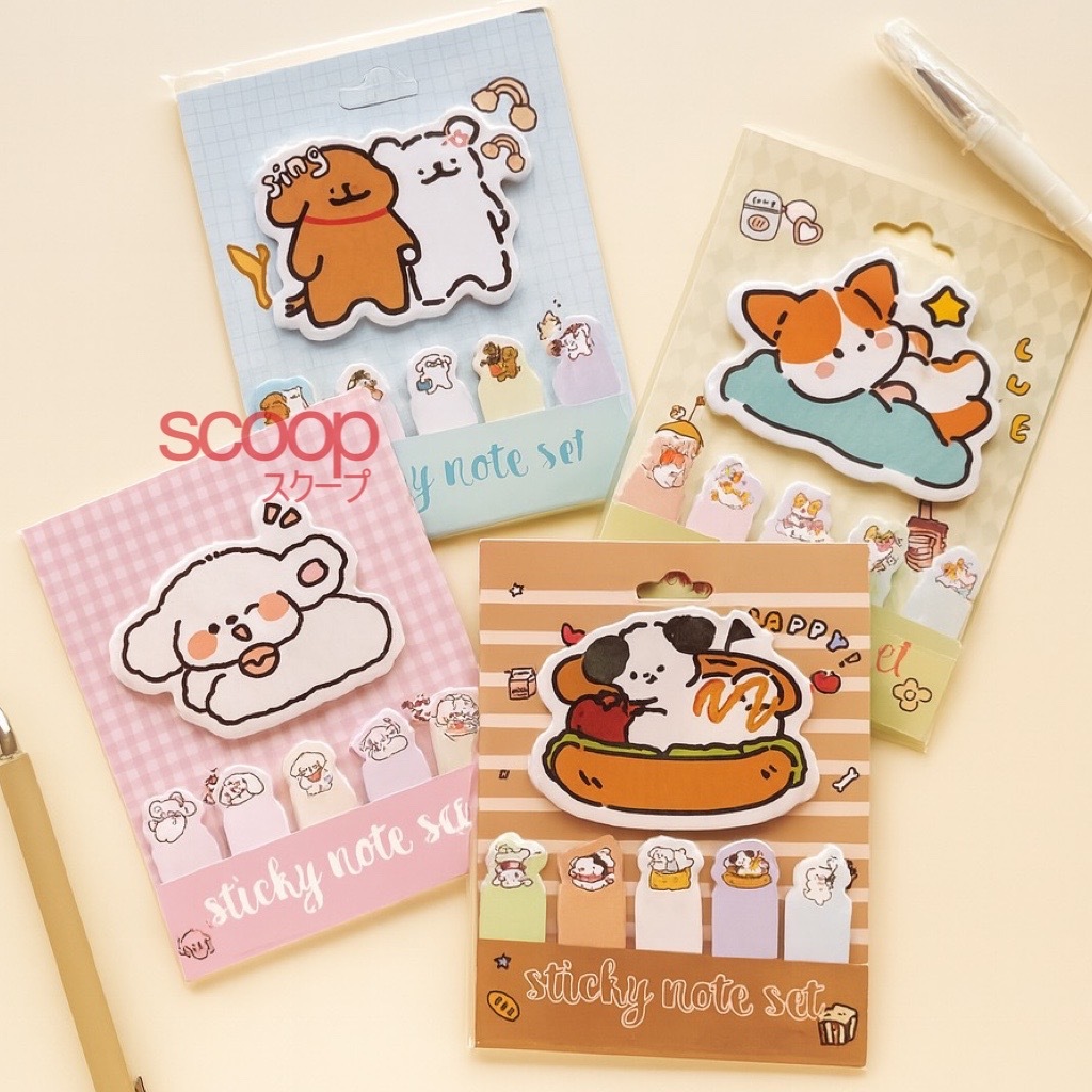 

Scoop Sticky Note Tempelan Memo Doggy 72240500