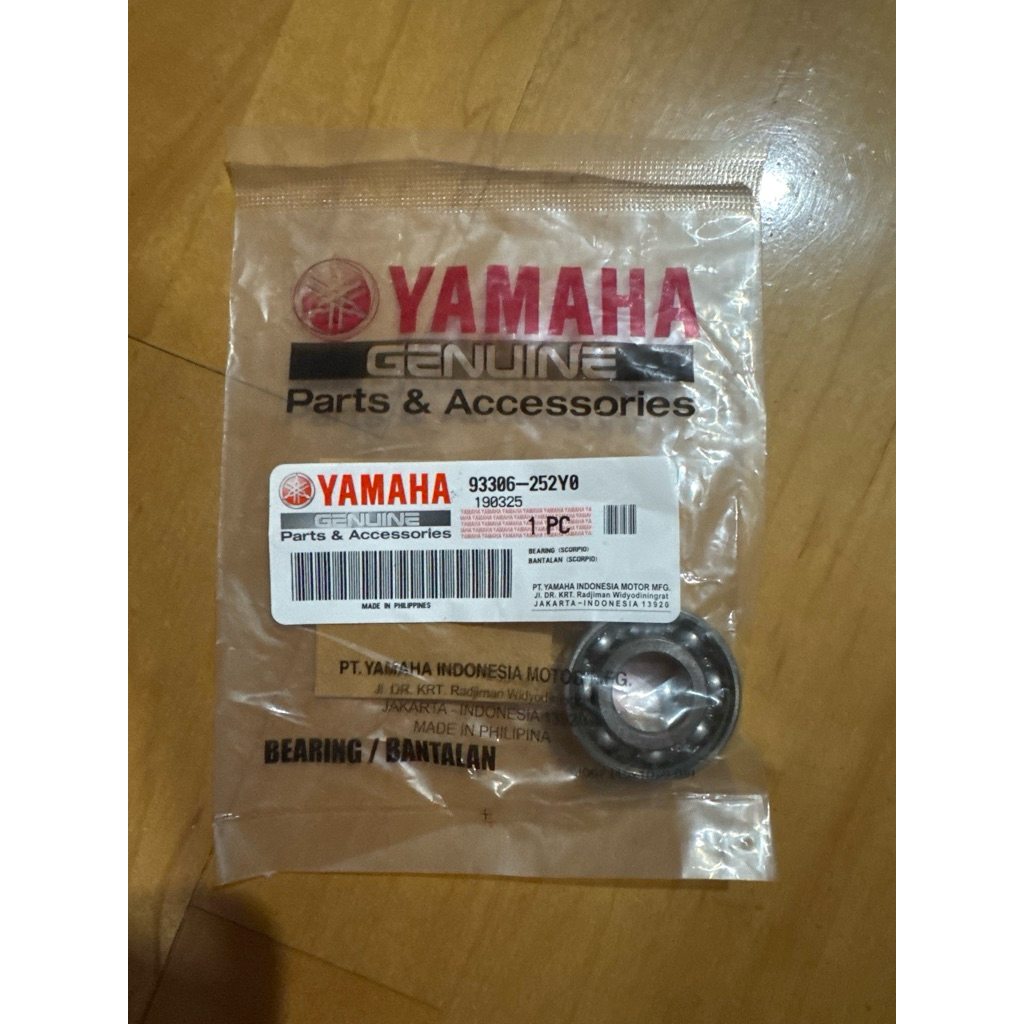 Bearing motor yamaha 93306-252YO