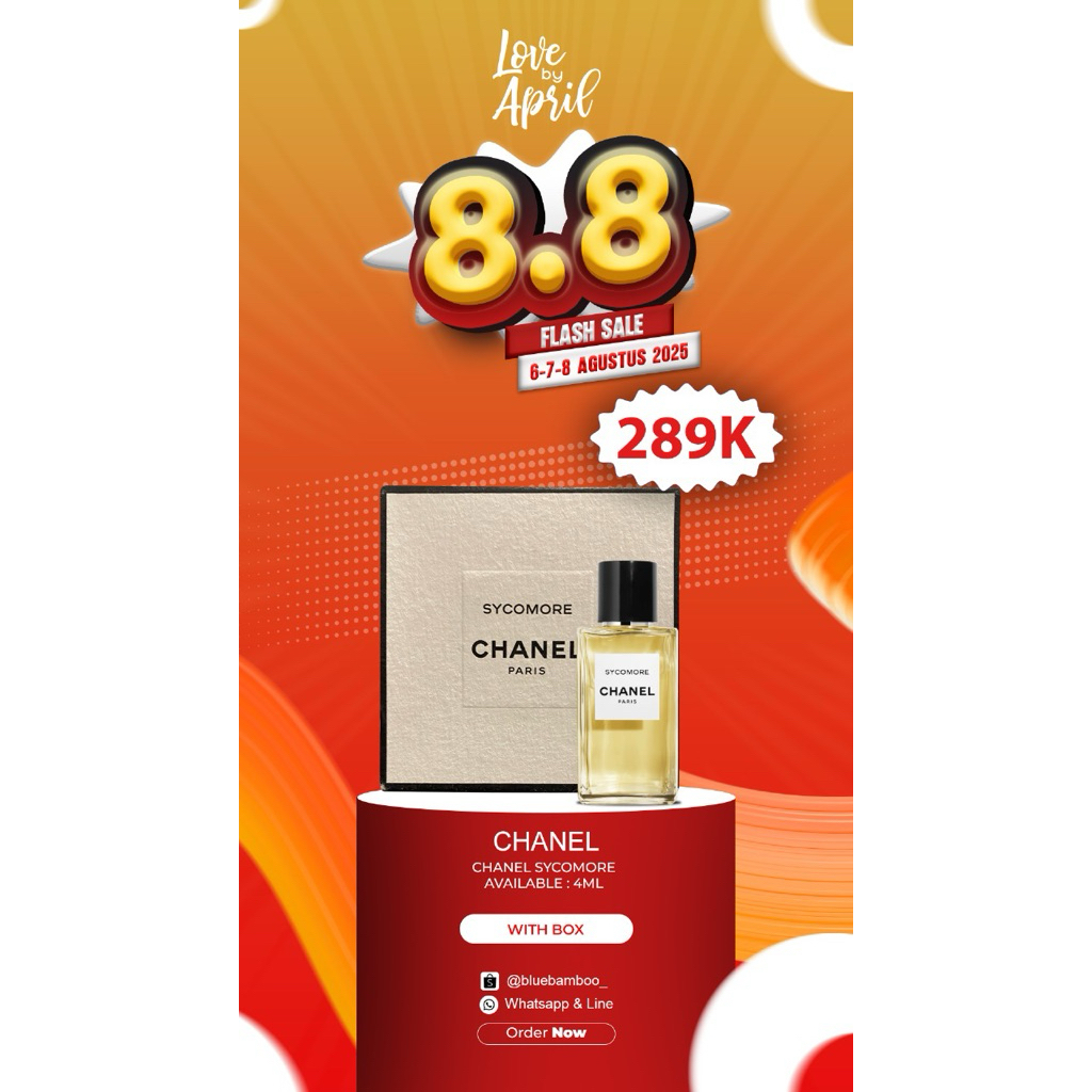 CHANEL Sycomore Eau de Parfum Miniature Perfume - 4ml