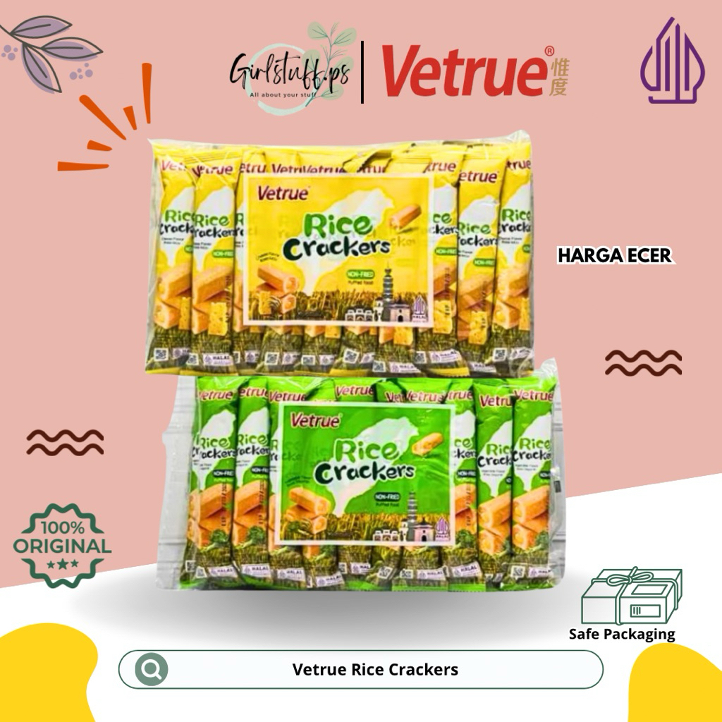 

[ECER] VETRUE RICE CRACKERS 11 GRAM