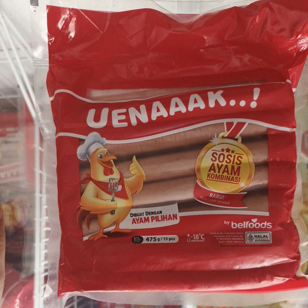 

Belfoods Uenaaak Sosis Ayam 475gr