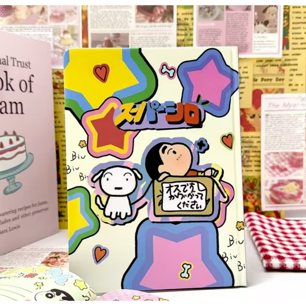 

Sepeda Crayon Shin-chan Edisi Terbatas A5 Hard Cover Seri Buku Pegangan Buku Catatan Penuh Warna Lucu Bernilai Tinggi Handbook Full Color Cute High-Value Notepad LM74