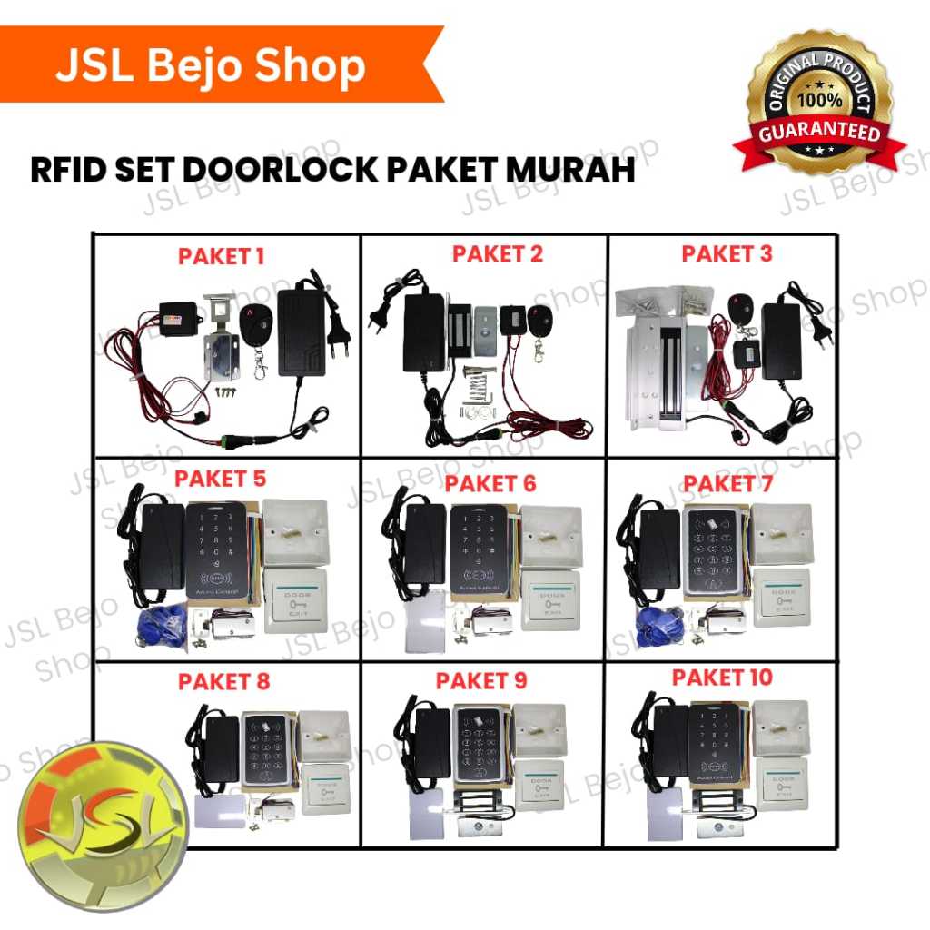 RFID SET DOOR LOCK PAKET PALING MURAH