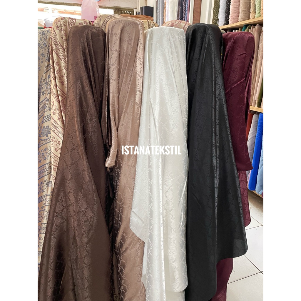 [istanatekstil] Kain satin armani jaguard emboss✨