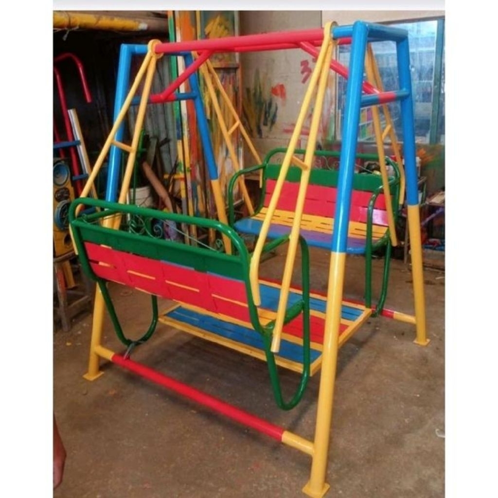 Ayunan Bangku Anak Tk Besi Model 4