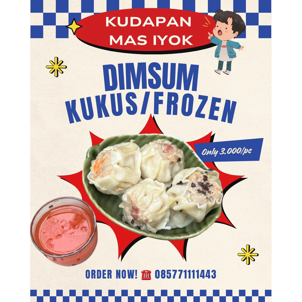 

Dimsum Frozen isi 10 Pcs by Kudapan Mas Iyok