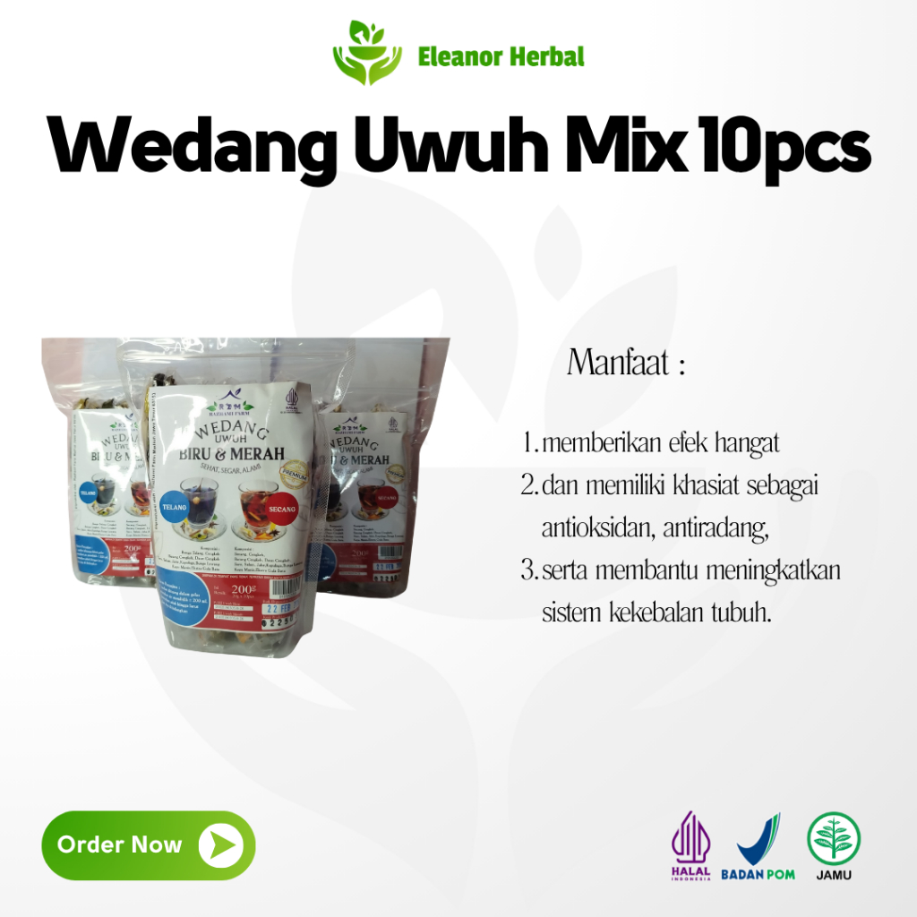 

Paket Wedang Uwuh mix 10 Pcs Komplit Gula Batu Rempah