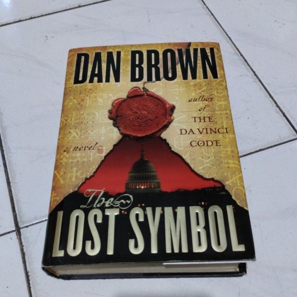 [Novel] The Lost Symbol Dan Brown Hard Cover Bahasa Inggris Bekas Bagus Original