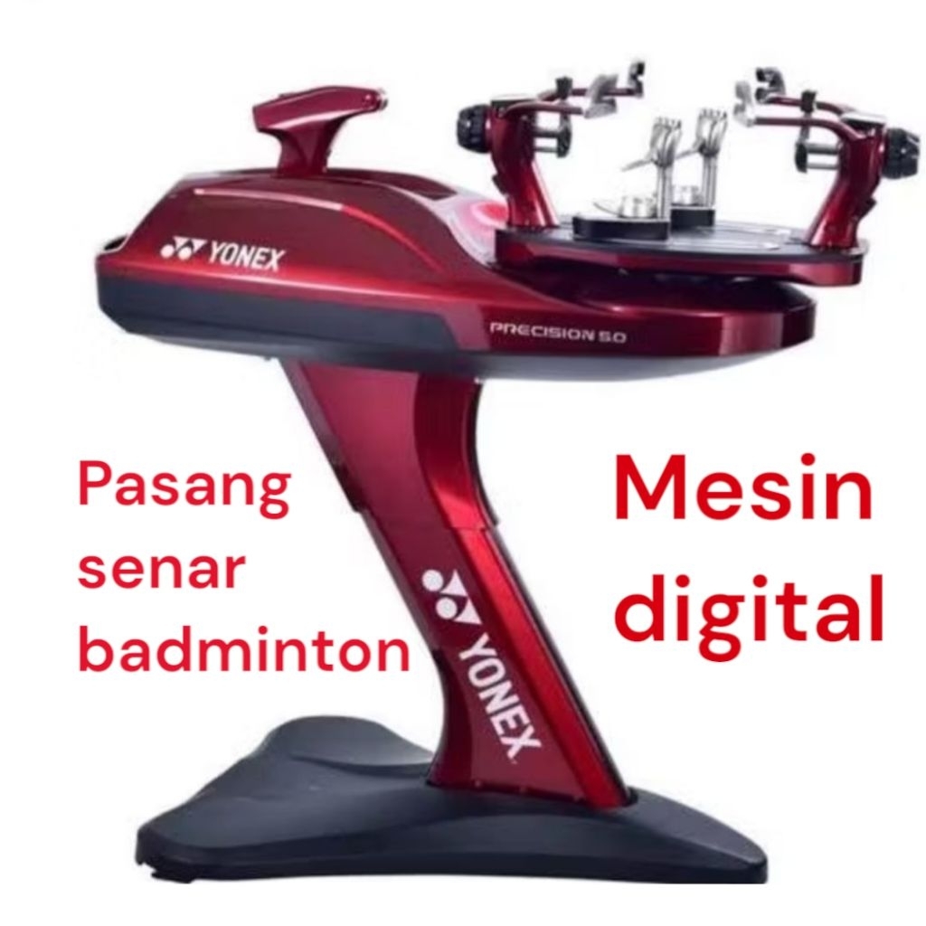 pasang senar badminton mesin digital