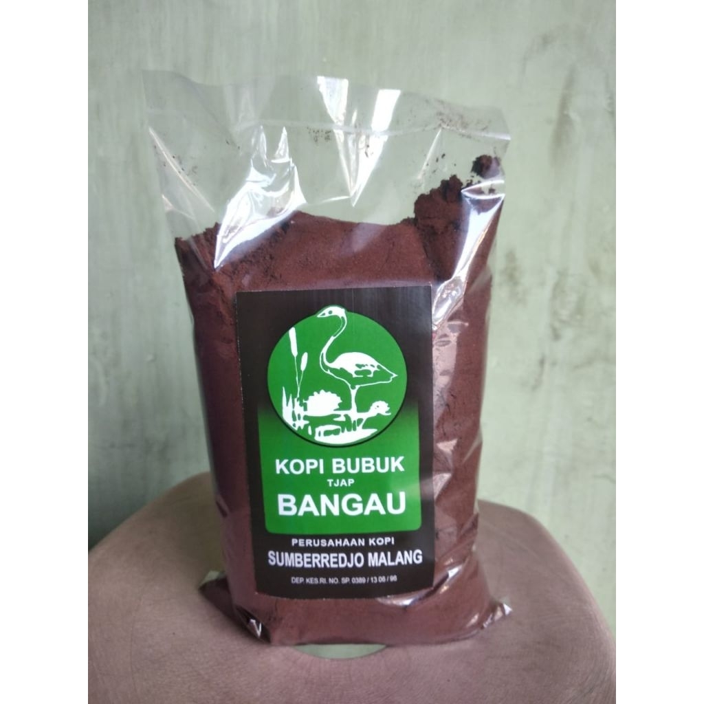 

Kopi Bubuk Sumber Redjo Malang,Tjap Bangau 250gr & 500gr