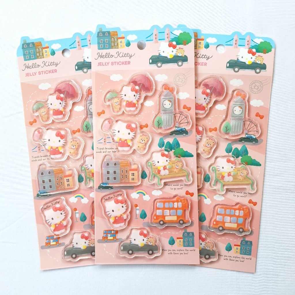 

Hello Kitty Stickers Jelly Adinata / Stiker / Perekat / Lebel 6162