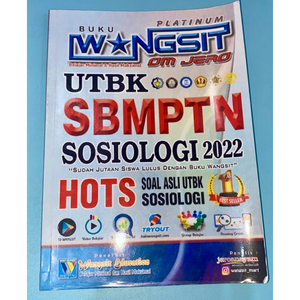 BUKU WANGSIT OM JERO UTBK/SNBT SOSIOLOGI2022