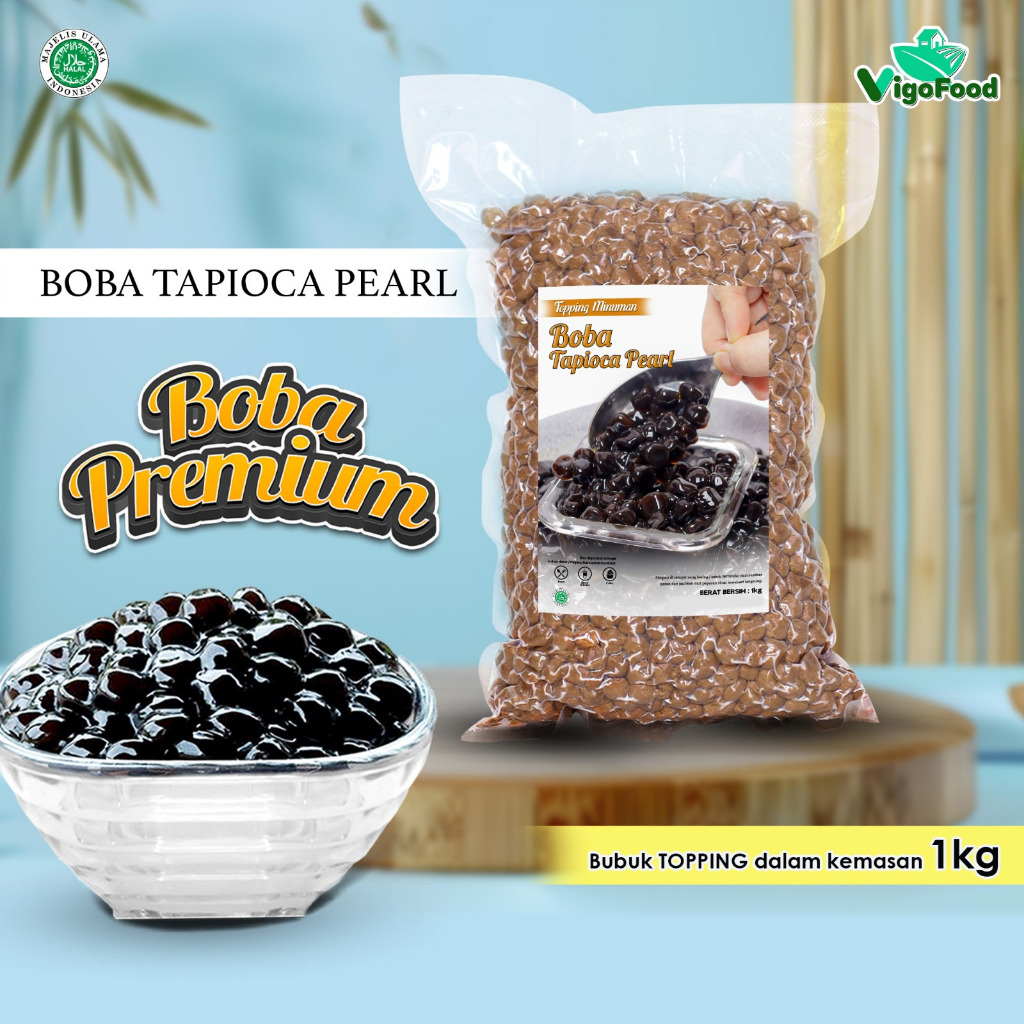 

BOBA 1 KG / TAPIOCA PEARL / TAPIOCA BUBBLE