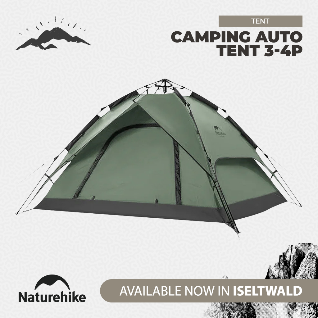 Naturehike Tenda Camping Otomatis Camping Auto Tent 3-4P NH21ZP008