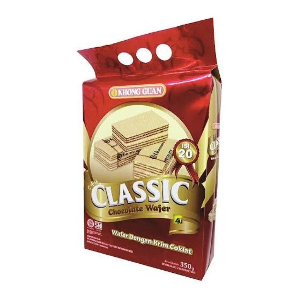 

CLASSIC CHOCOLATE WAFER 350 GR