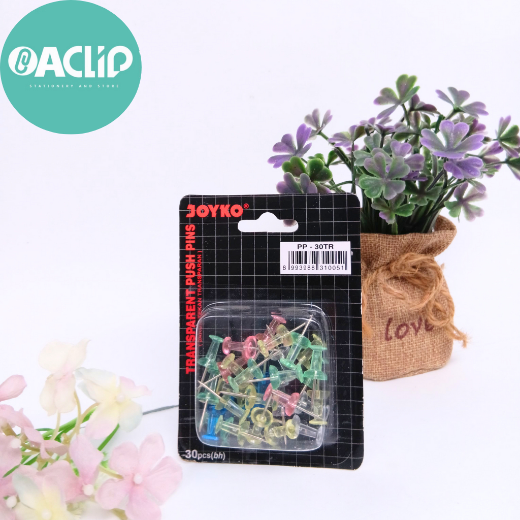 

PUSH PIN JOYKO WARNA ISI 30PCS COLORFUL