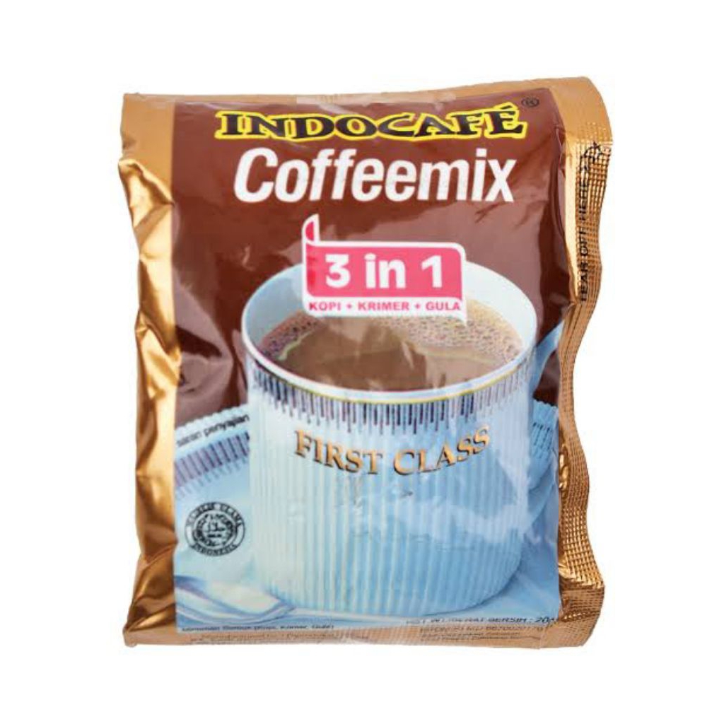 

INDOCAFE COFFEMIX 3 IN 1 KOPI SACHET (SERBUK MINUMAN INSTAN)