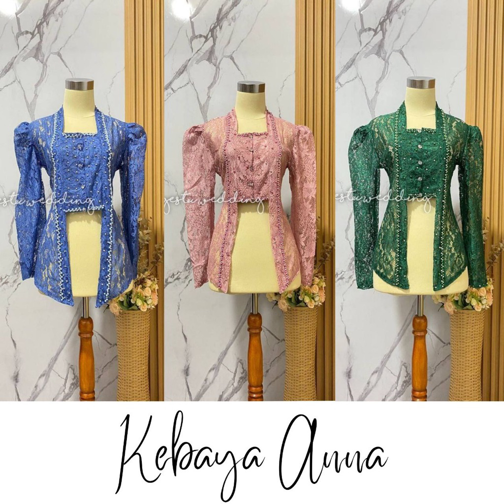 Kebaya Anna, Kutubaru Lengan Balon / Puff