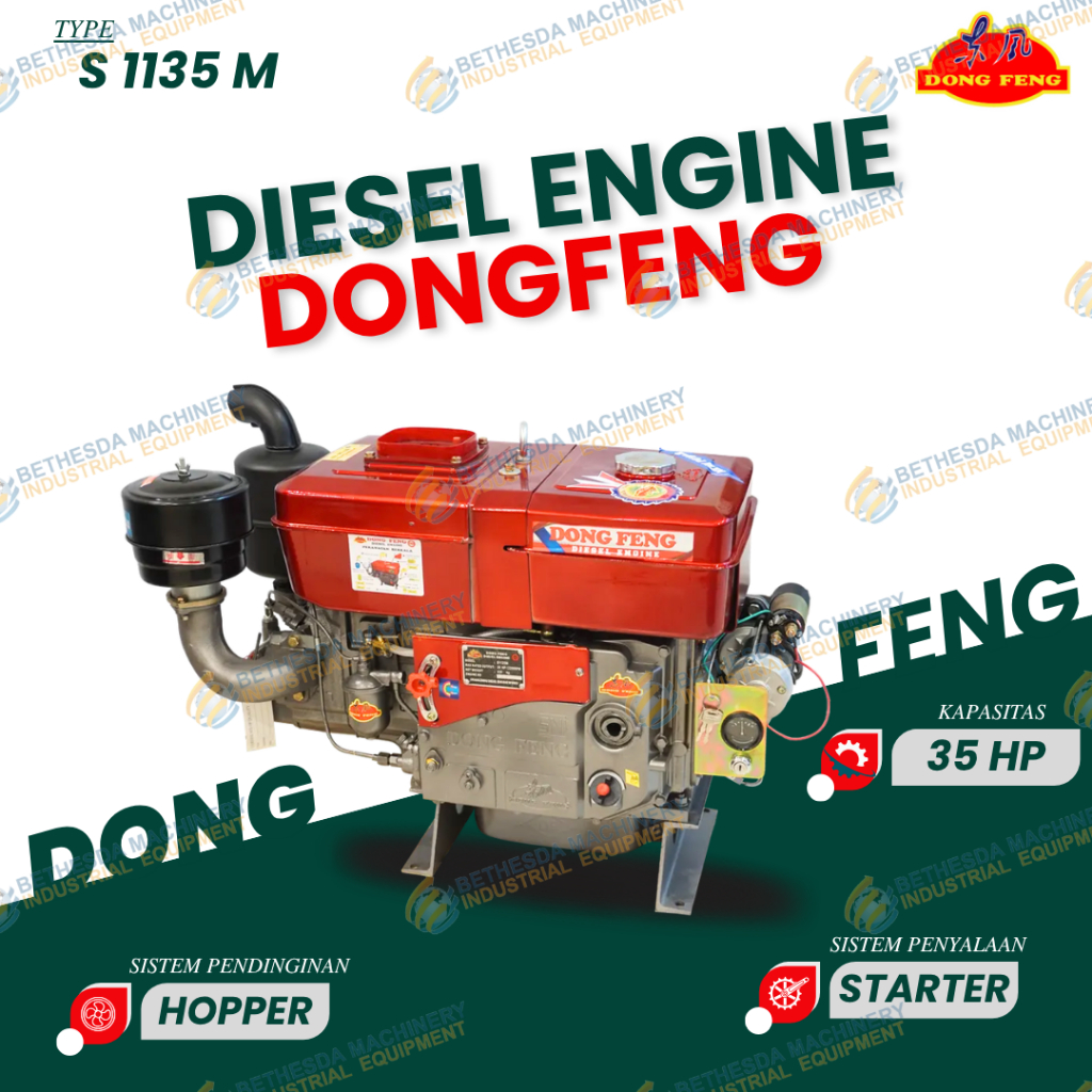 DongFeng 35hp S 1135 M 35 Pk Diesel Stater Electric