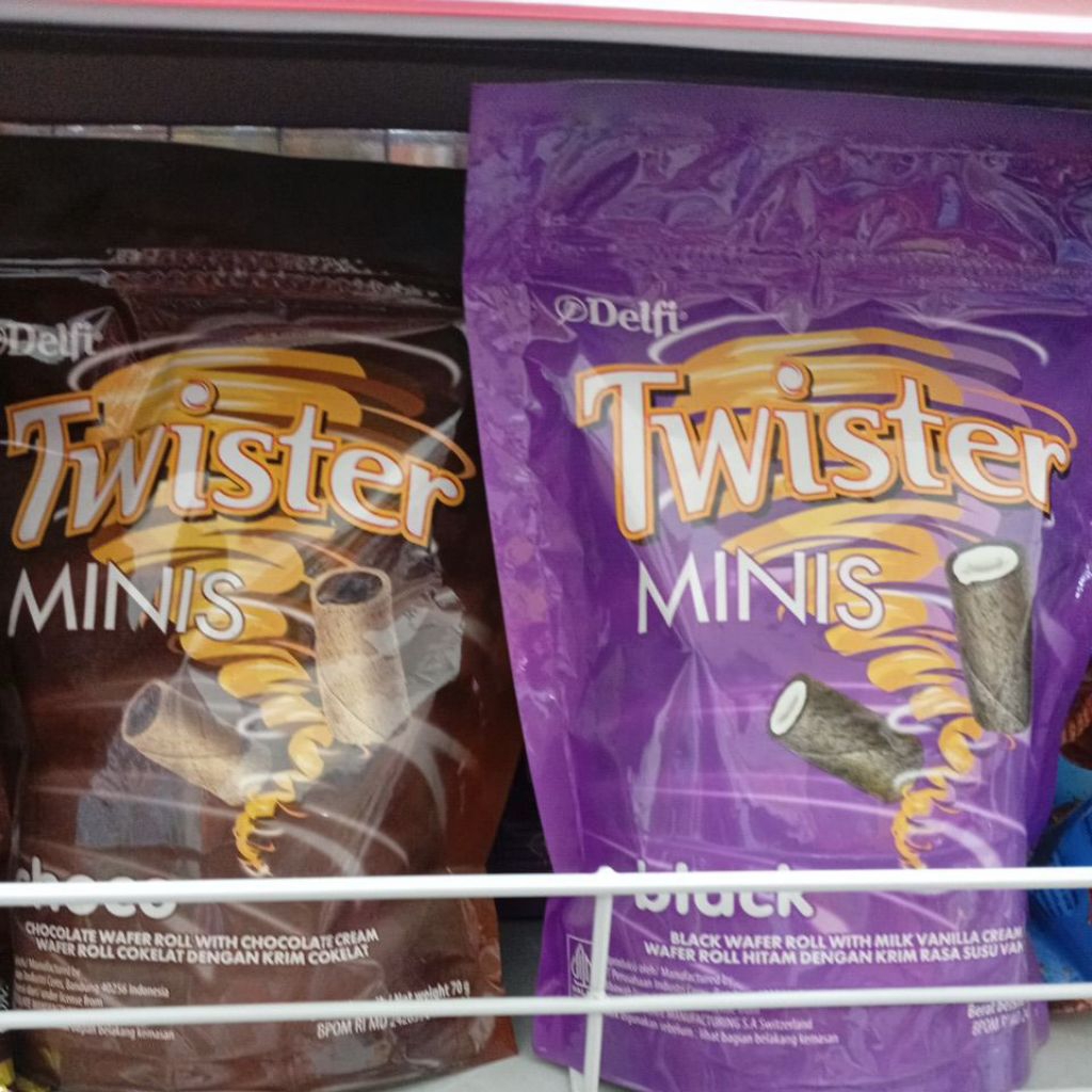 

delfi twister minis choco, black70g