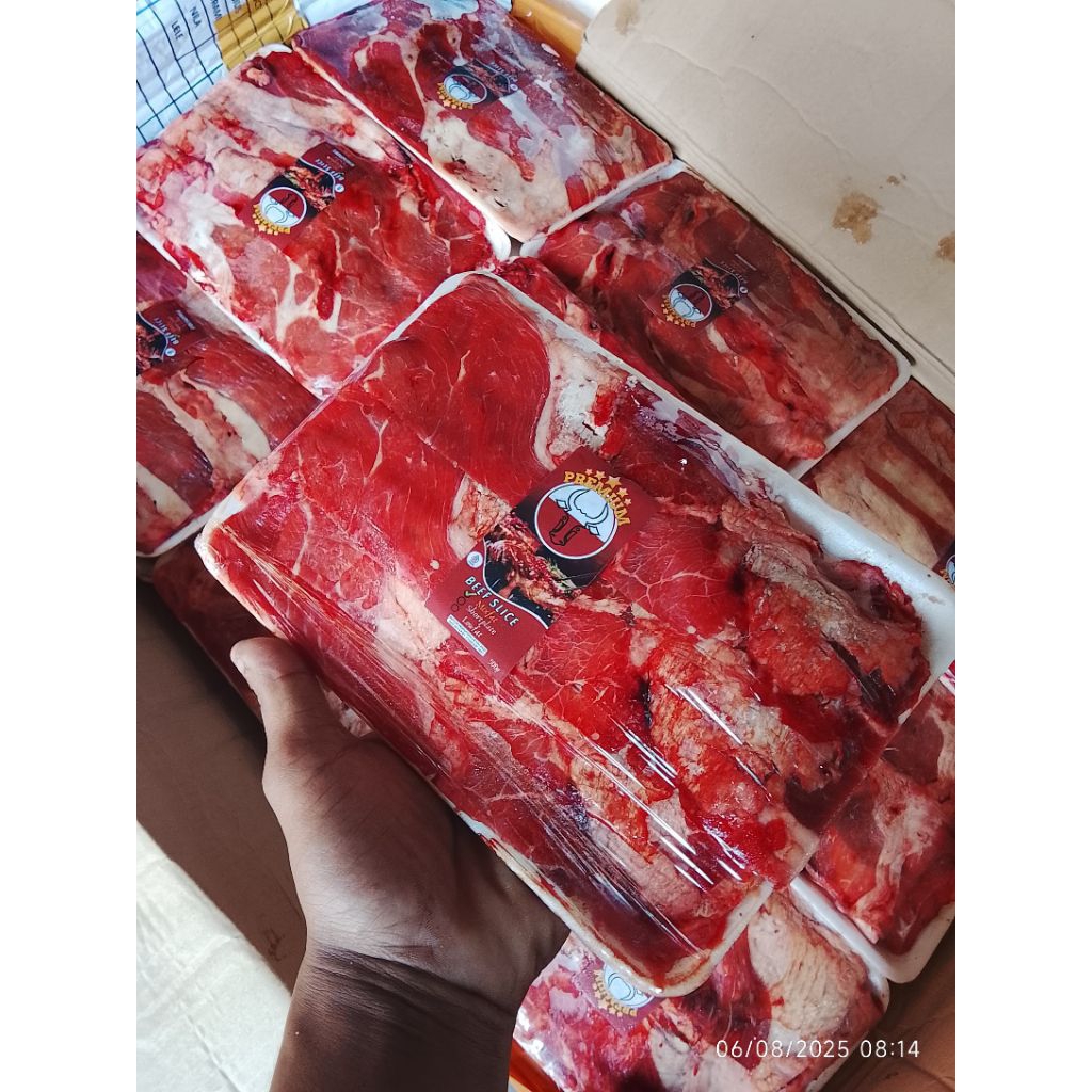 

Beef Slice Mix Fat Premium 500gr/ Daging Sapi