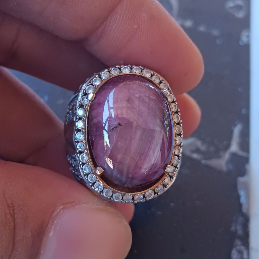 Cincin Rubi Ruby Star Tanzania