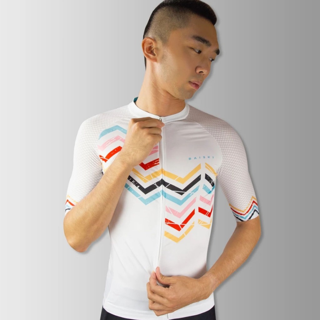 Jersey BAISKY Men Short Trek White