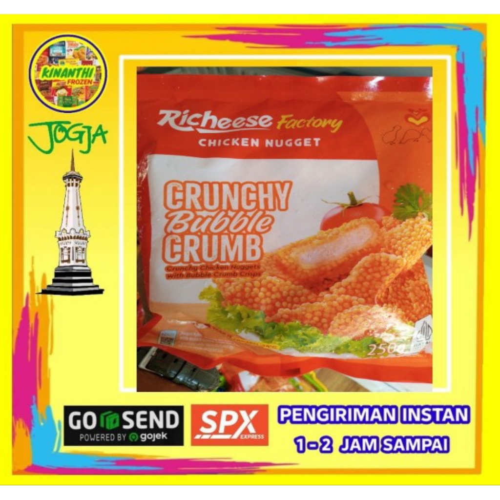 

Richesee Nugget Keju 250 gr, Jogja Frozen